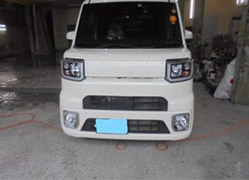 エアロの塗装&取り付け