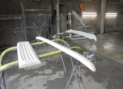 エアロの塗装&取り付け