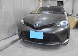 ヴィッツ側面修理